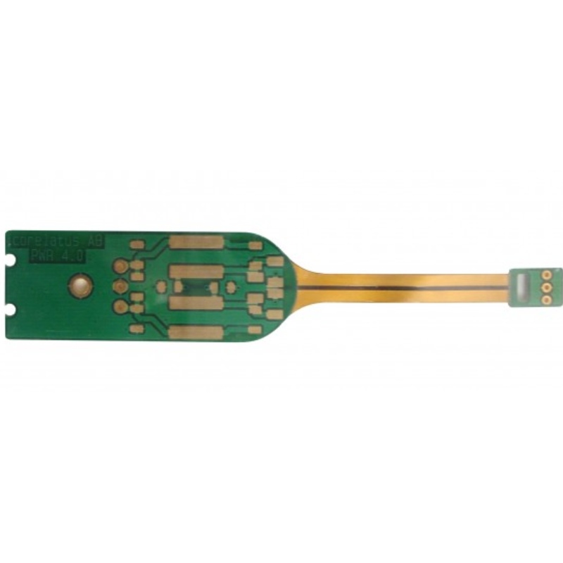 Placa de circuito de impresión de PCB rígida y flexible con tinta de máscara de soldadura verde